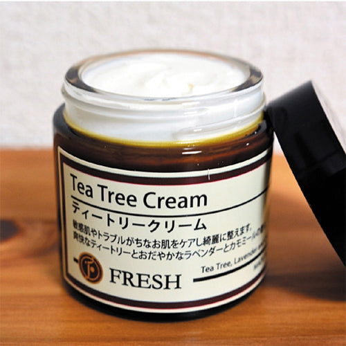 ティートリークリーム 60g 100％植物由来 無添加 敏感肌 アクネ 保湿 スキンケア デオドラント ティーツリークリーム tea tree cream フレッシュアロマ